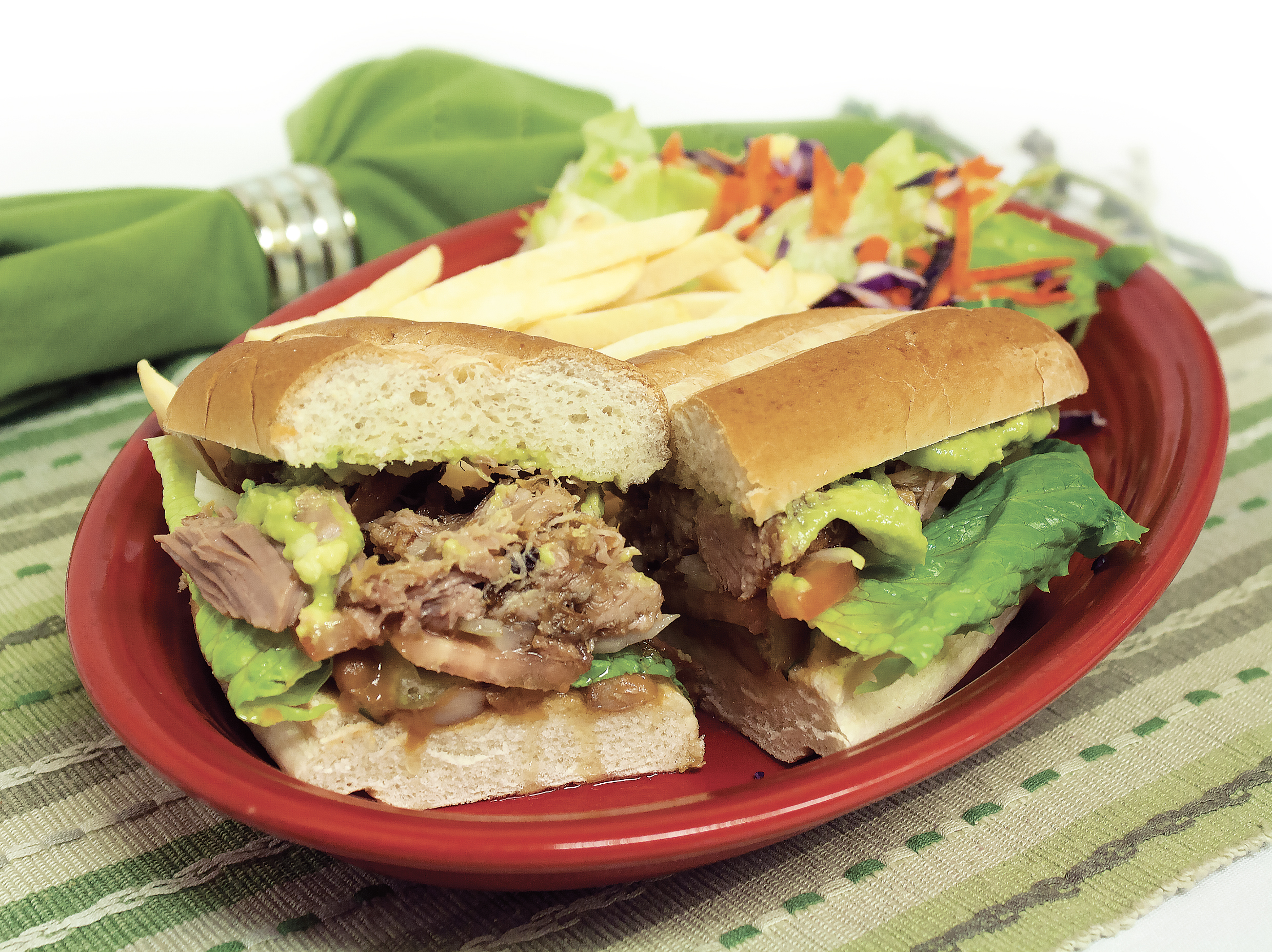 El Amigo Restaurant carnitas torta